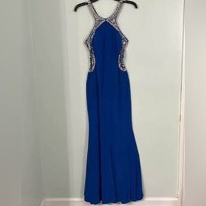 Elegant Blue Evening Gown